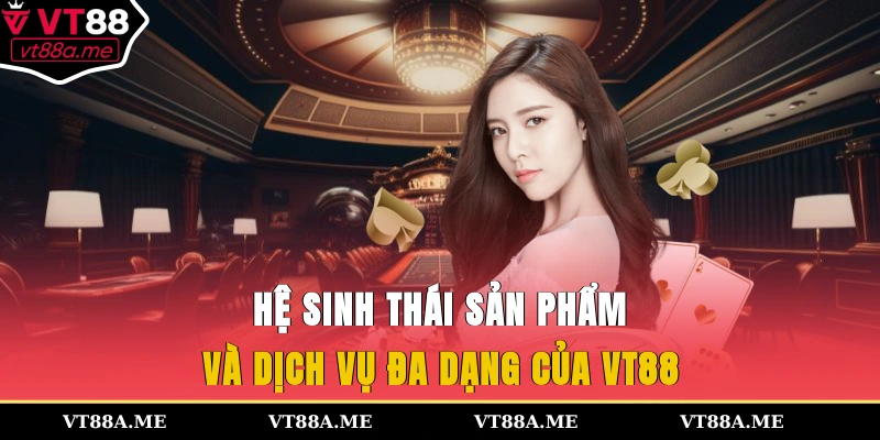 Hệ sinh thái sản phẩm và dịch vụ đa dạng của VT88