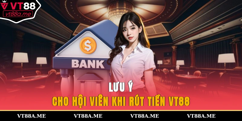 Lưu ý cho hội viên khi rút tiền VT88